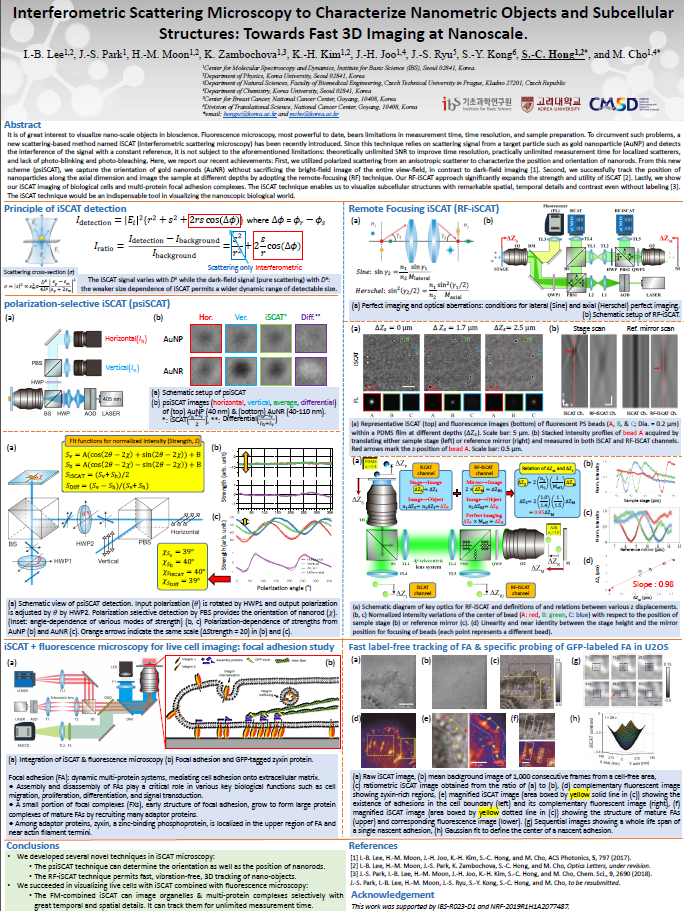 Interferometric Scattering Microscopy to Characterize Nanometric Objects and Subcellular Structures: Towards Fast 3D Imaging at Nanoscale.