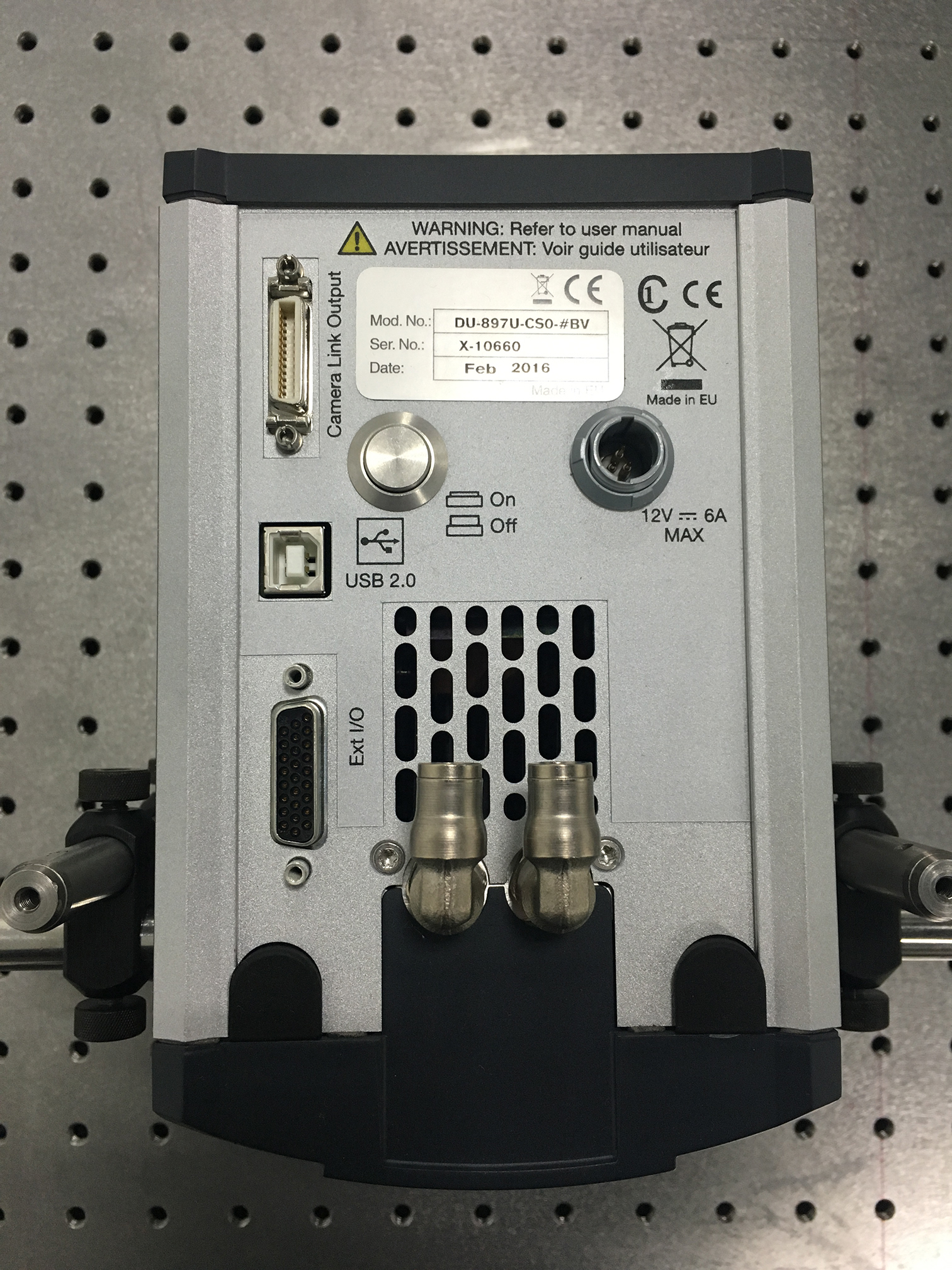 EMCCD camera _ iXon Ultra 897, ANDOR technology