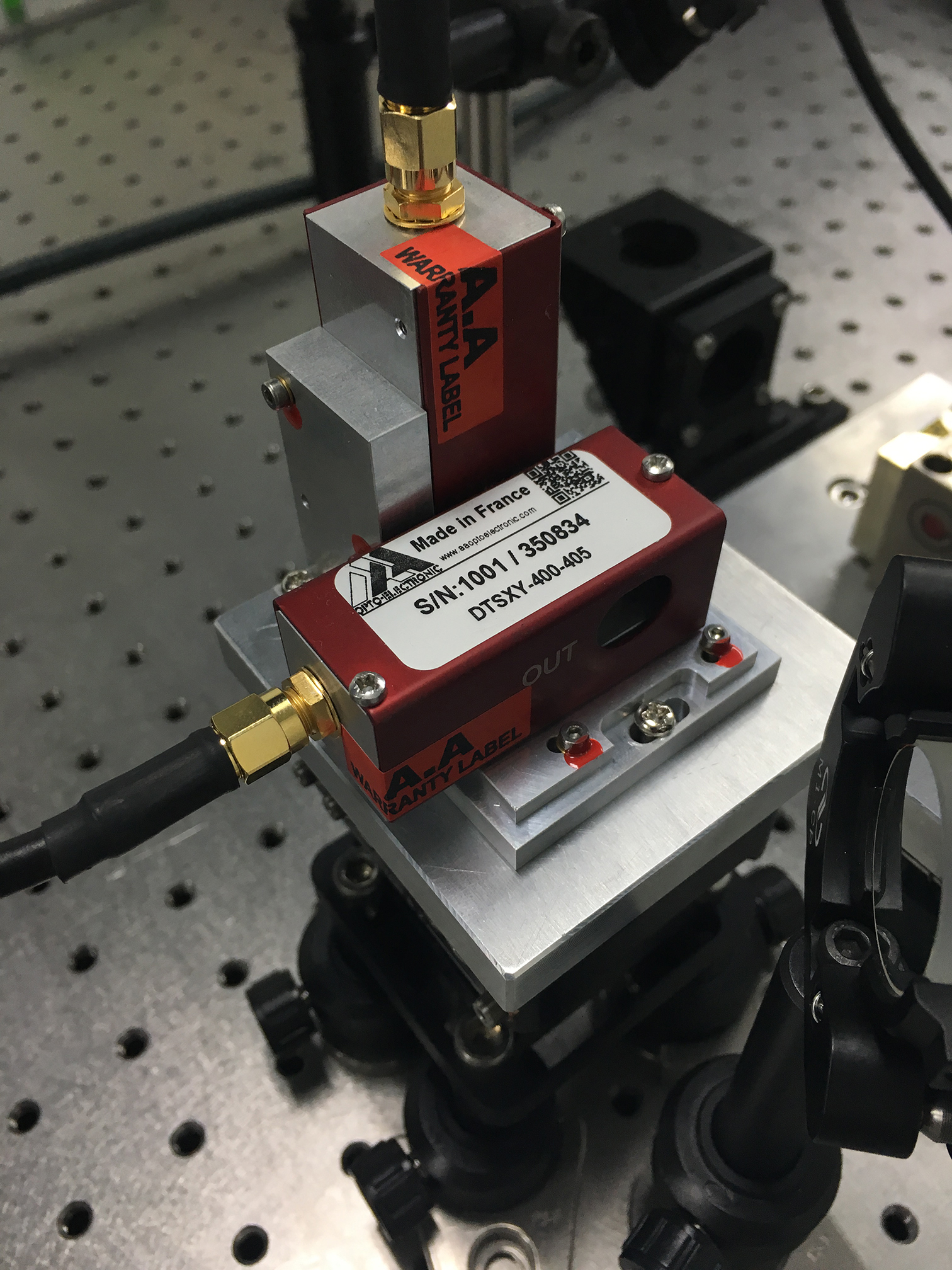 AOD (Acoustic Optic Deflector) _ DTSXY-400-405, AA-Optoelectronics