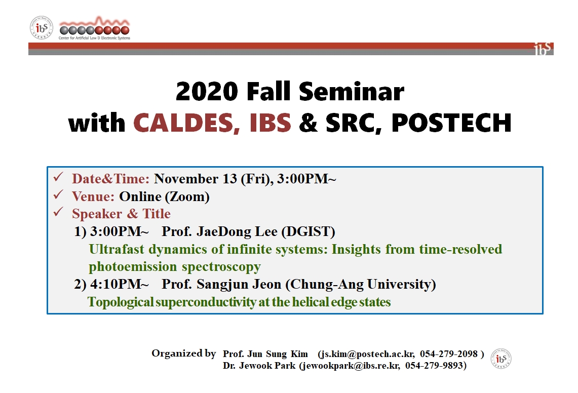 CALDES-SRC Seminar