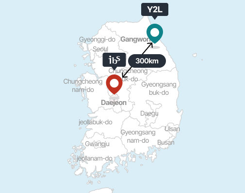 Location of Yangyang pumped storage power plant