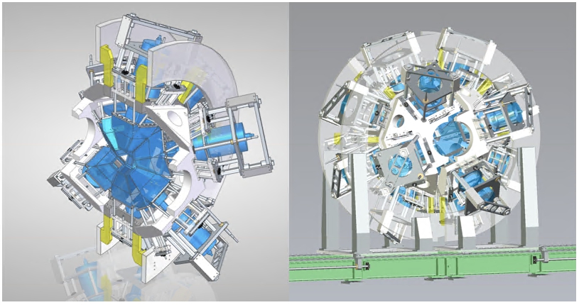 ASGARD conceptual design with 16 units of clover detectors 